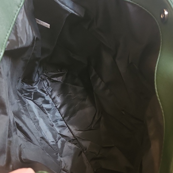 Emerald green faux leather bag - Picture 5 of 6